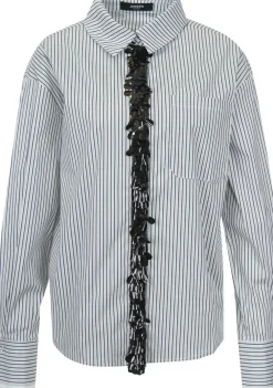 Blouses>JANSEN AMSTERDAM BLOUSE Grijs