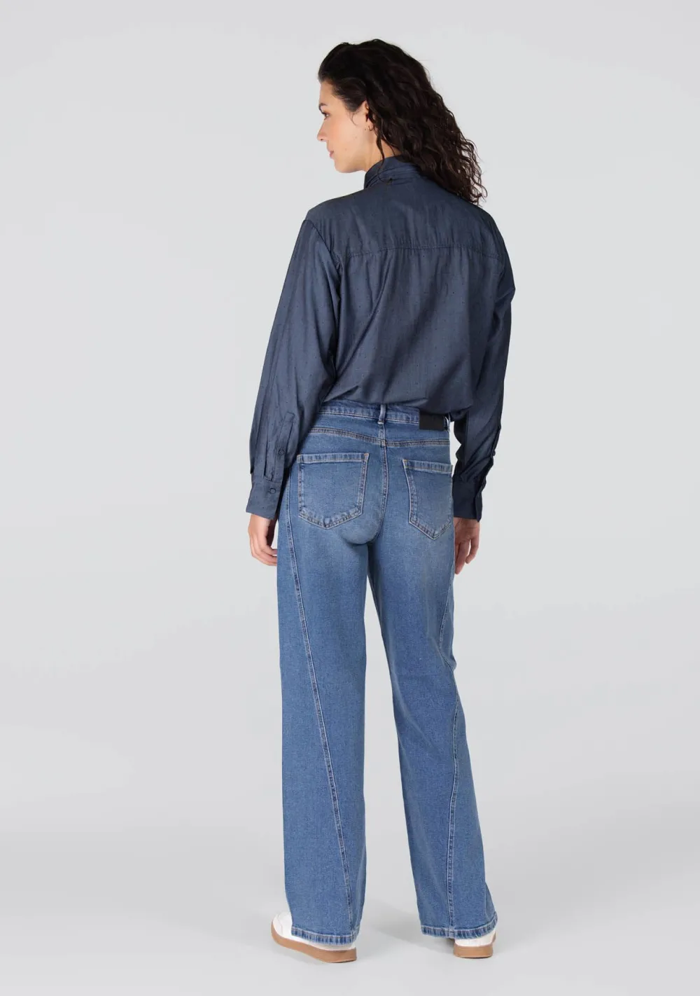 Blouses>JANSEN AMSTERDAM BLOUSE Blauw