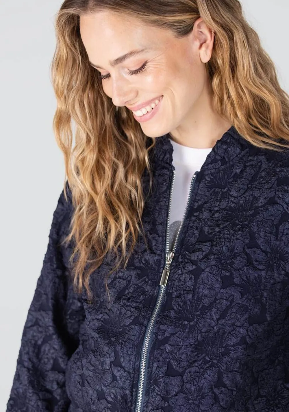 Jassen|Blazers & Jasjes>JANSEN AMSTERDAM BOMBERJACK Blauw