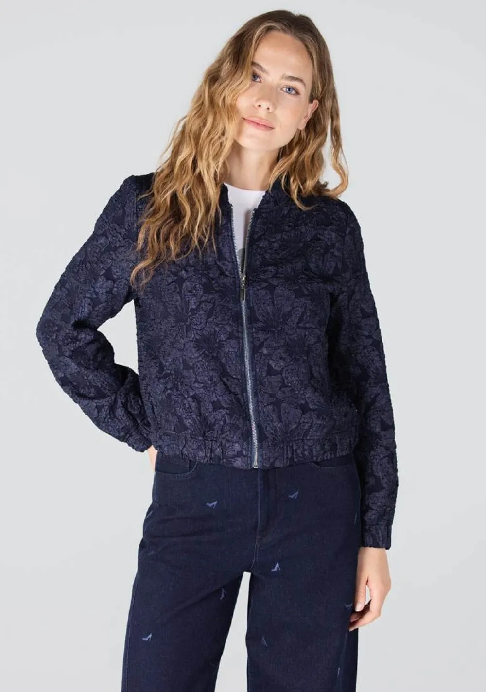 Jassen|Blazers & Jasjes>JANSEN AMSTERDAM BOMBERJACK Blauw