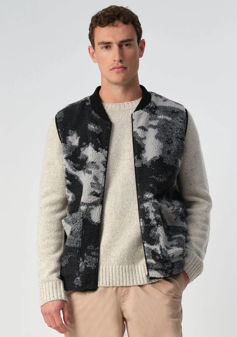 Jassen|Bodywarmers>J.C RAGS BODYWARMER Grijs