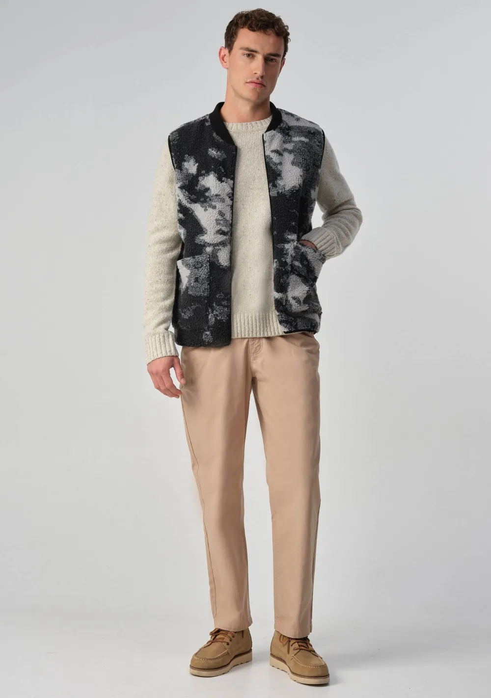 Jassen|Bodywarmers>J.C RAGS BODYWARMER Grijs