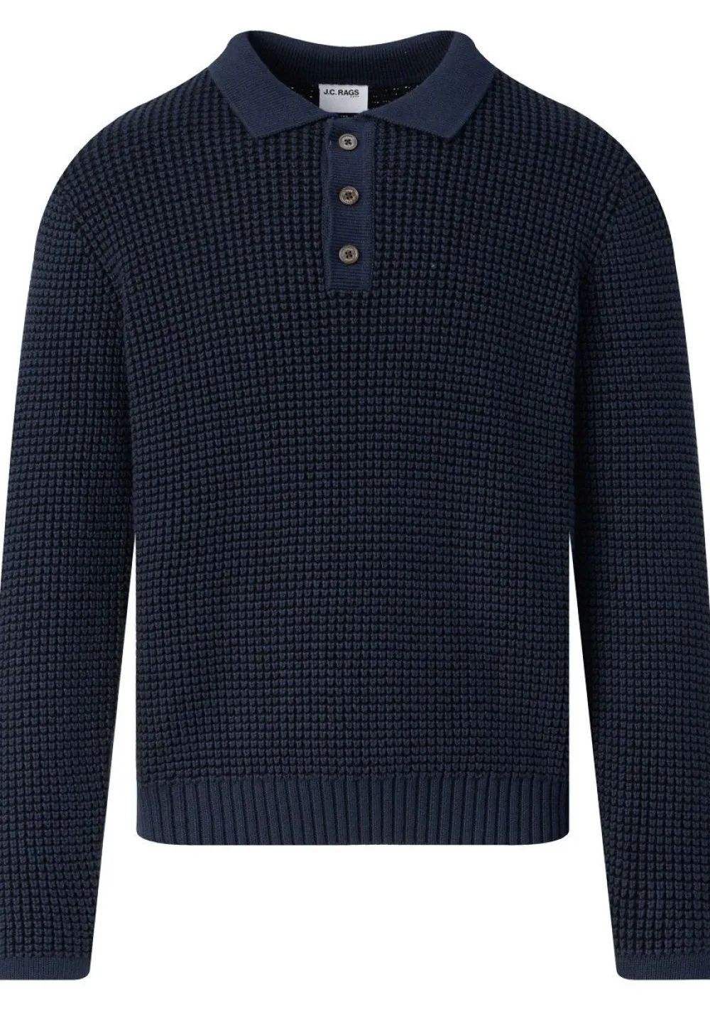 Polo's>J.C RAGS POLO Blauw