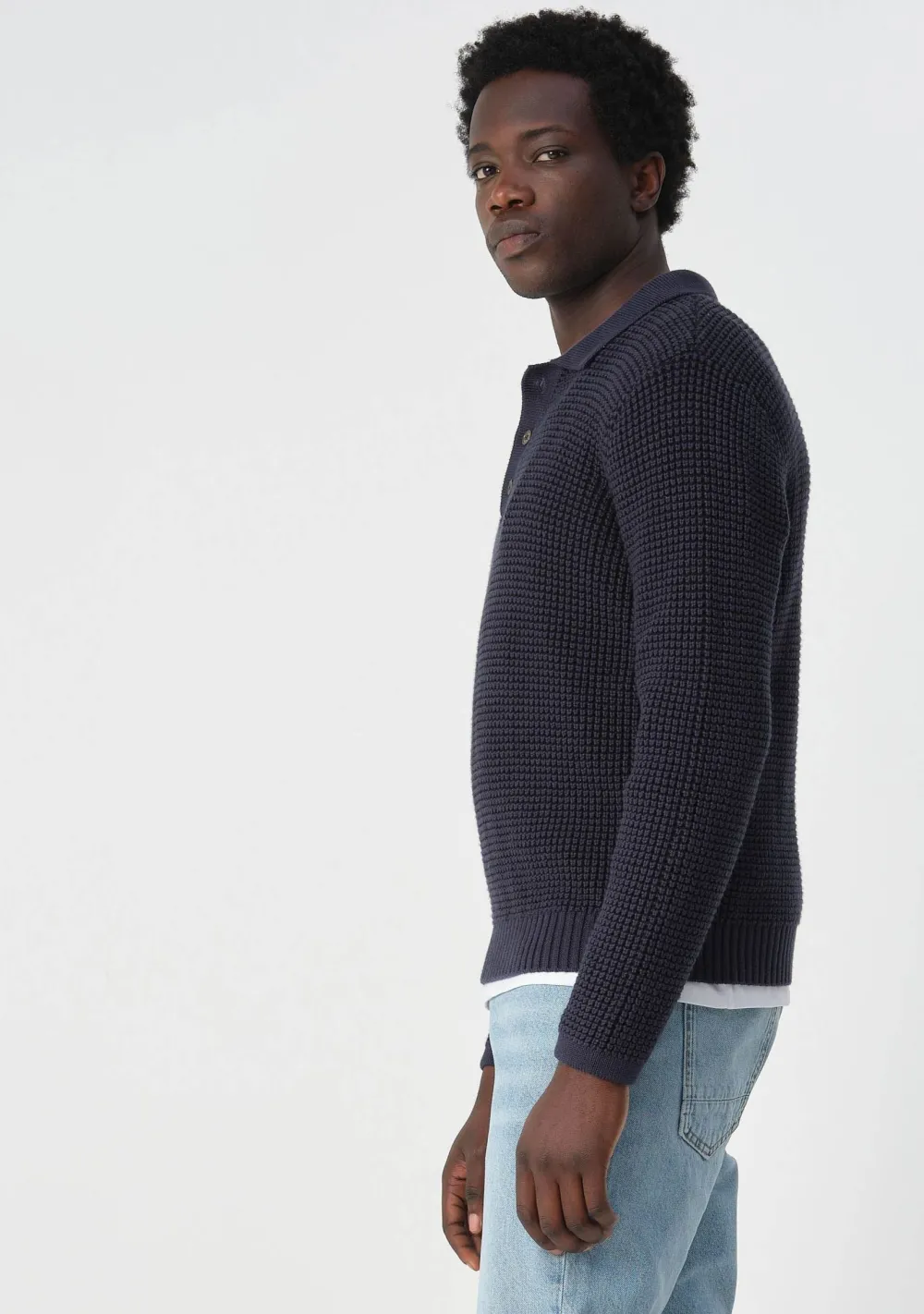 Polo's>J.C RAGS POLO Blauw