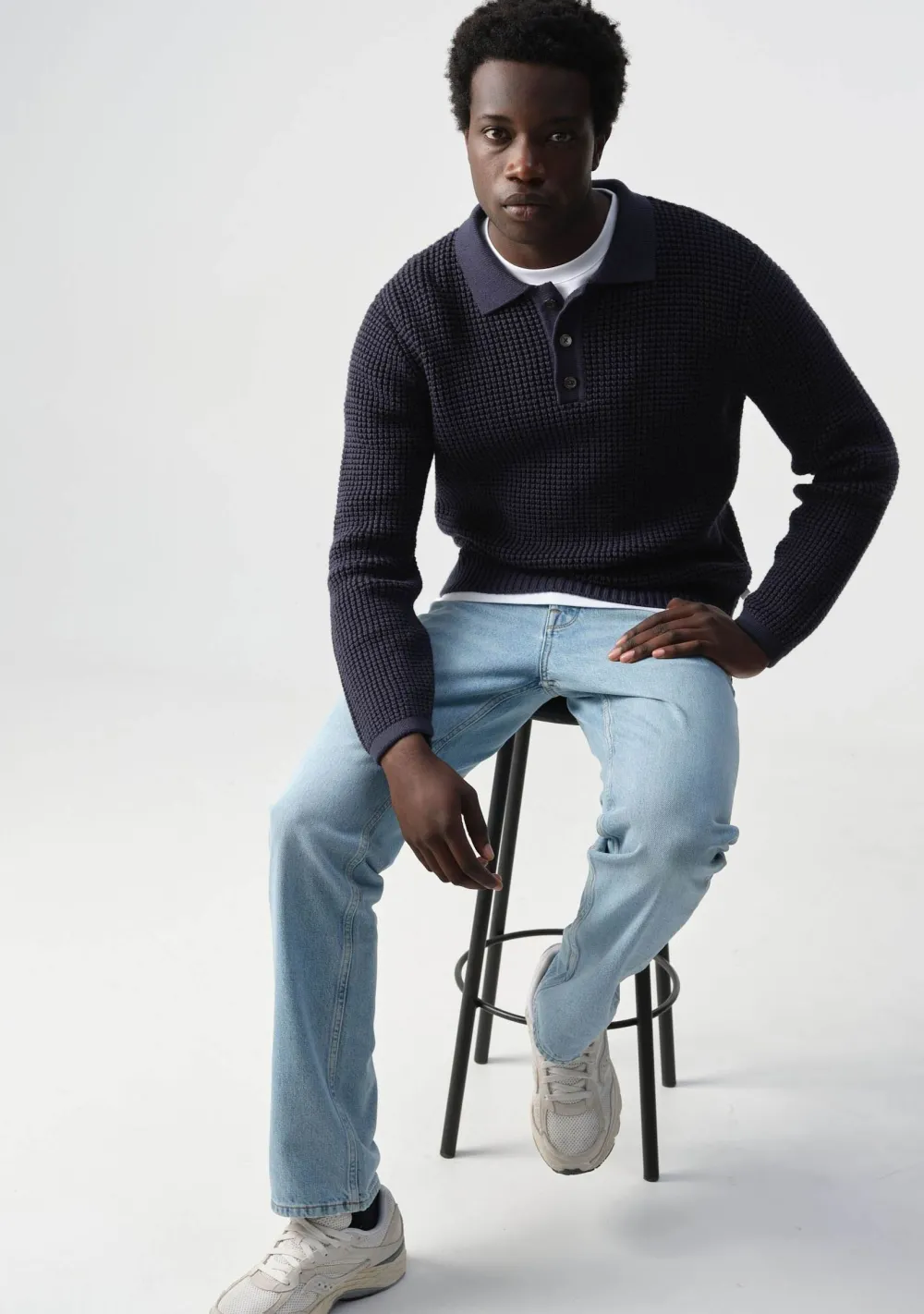 Polo's>J.C RAGS POLO Blauw