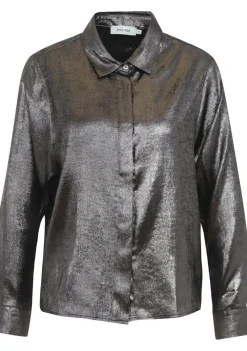 Pakken & Co-Ords|Blouses>KNIT-TED BLOUSE Zilver