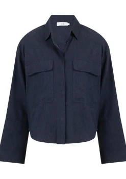 Blouses>KNIT-TED BLOUSE Blauw