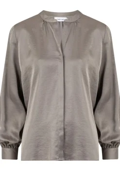 Blouses>KNIT-TED BLOUSE Grijs