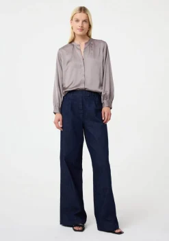 Blouses>KNIT-TED BLOUSE Grijs