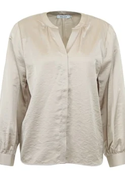 Blouses>KNIT-TED BLOUSE Beige