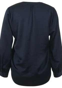 Blouses>KNIT-TED BLOUSE Blauw