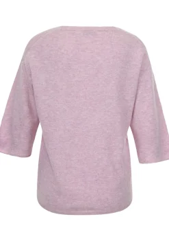 Truien>KNIT-TED TRUI KORTE MOUW Paars
