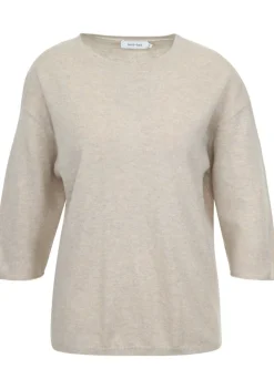 Truien>KNIT-TED TRUI KORTE MOUW Beige