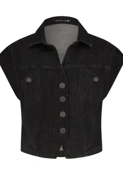 Gilets|Blazers & Jasjes>LABEL DOT GILET Zwart