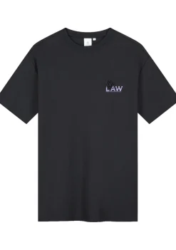 T-Shirts>LAW OF THE SEA TSHIRT Zwart