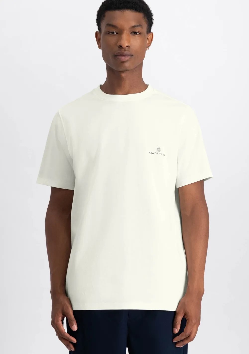 T-Shirts>LAW OF THE SEA TSHIRT Off white