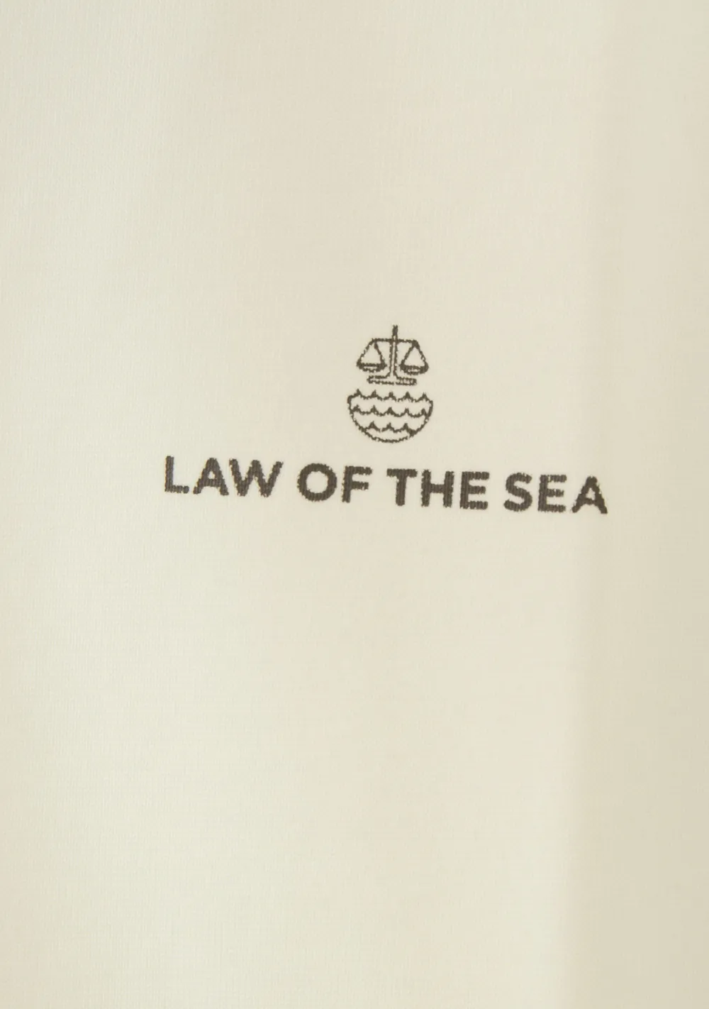 T-Shirts>LAW OF THE SEA TSHIRT Off white