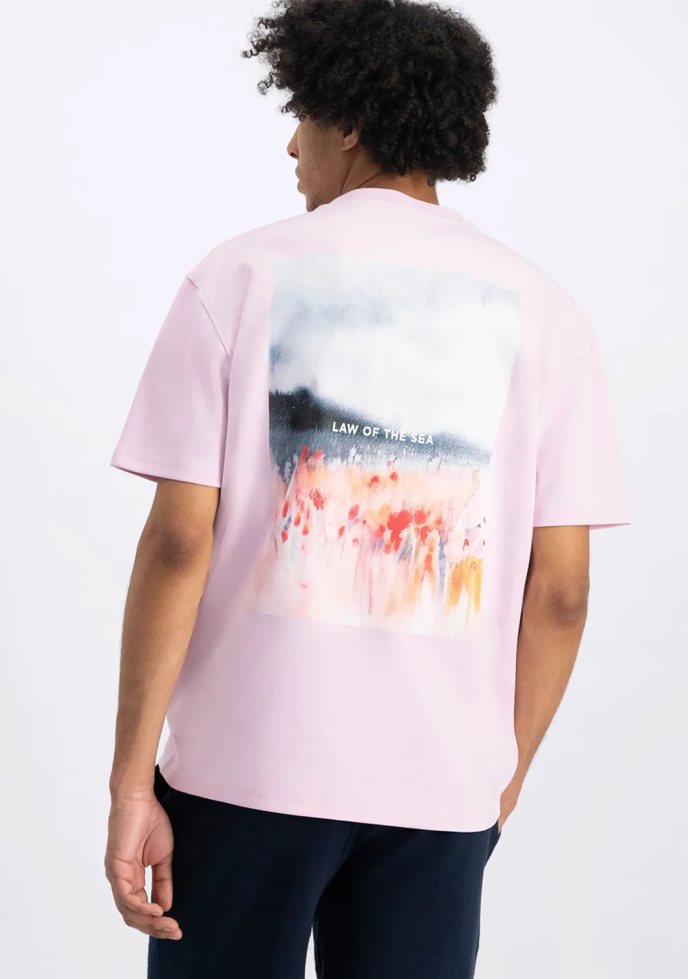 T-Shirts>LAW OF THE SEA TSHIRT Roze
