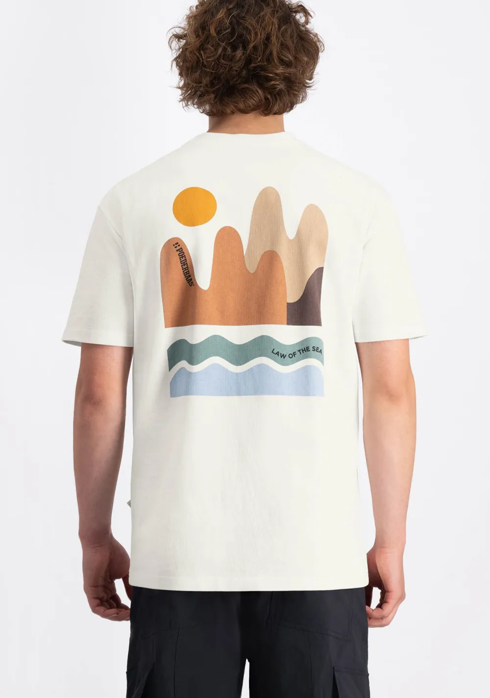 T-Shirts>LAW OF THE SEA TSHIRT Off white