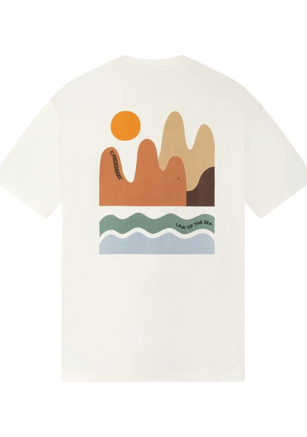 T-Shirts>LAW OF THE SEA TSHIRT Off white