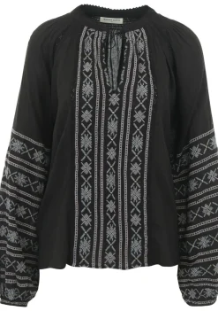 Blouses>MAISON HOTEL BLOUSE Blauw