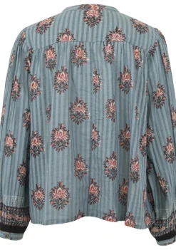 Blouses>MAISON HOTEL BLOUSE Blauw