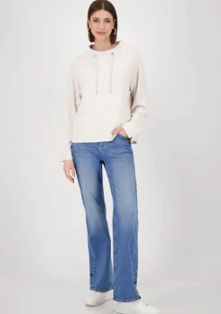 Sweaters|Truien>MONARI SWEATER Off white