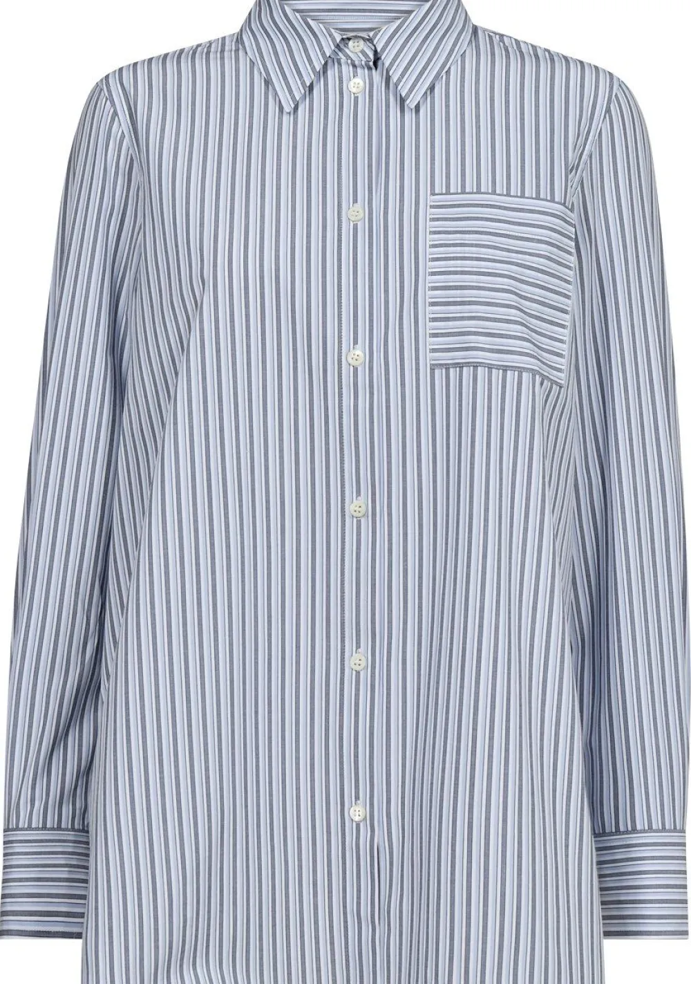 Blouses>MOSMOSH BLOUSE Blauw