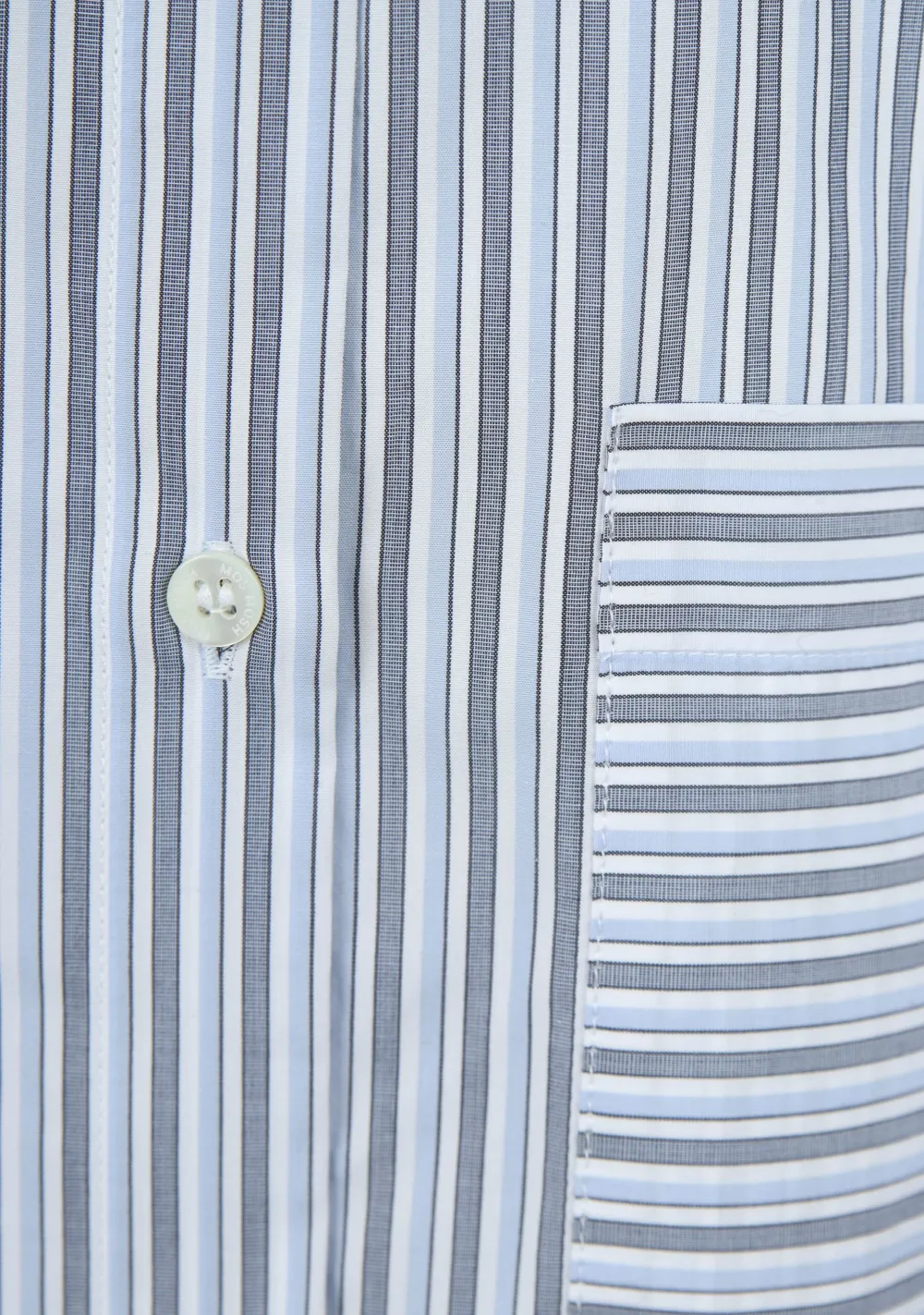 Blouses>MOSMOSH BLOUSE Blauw