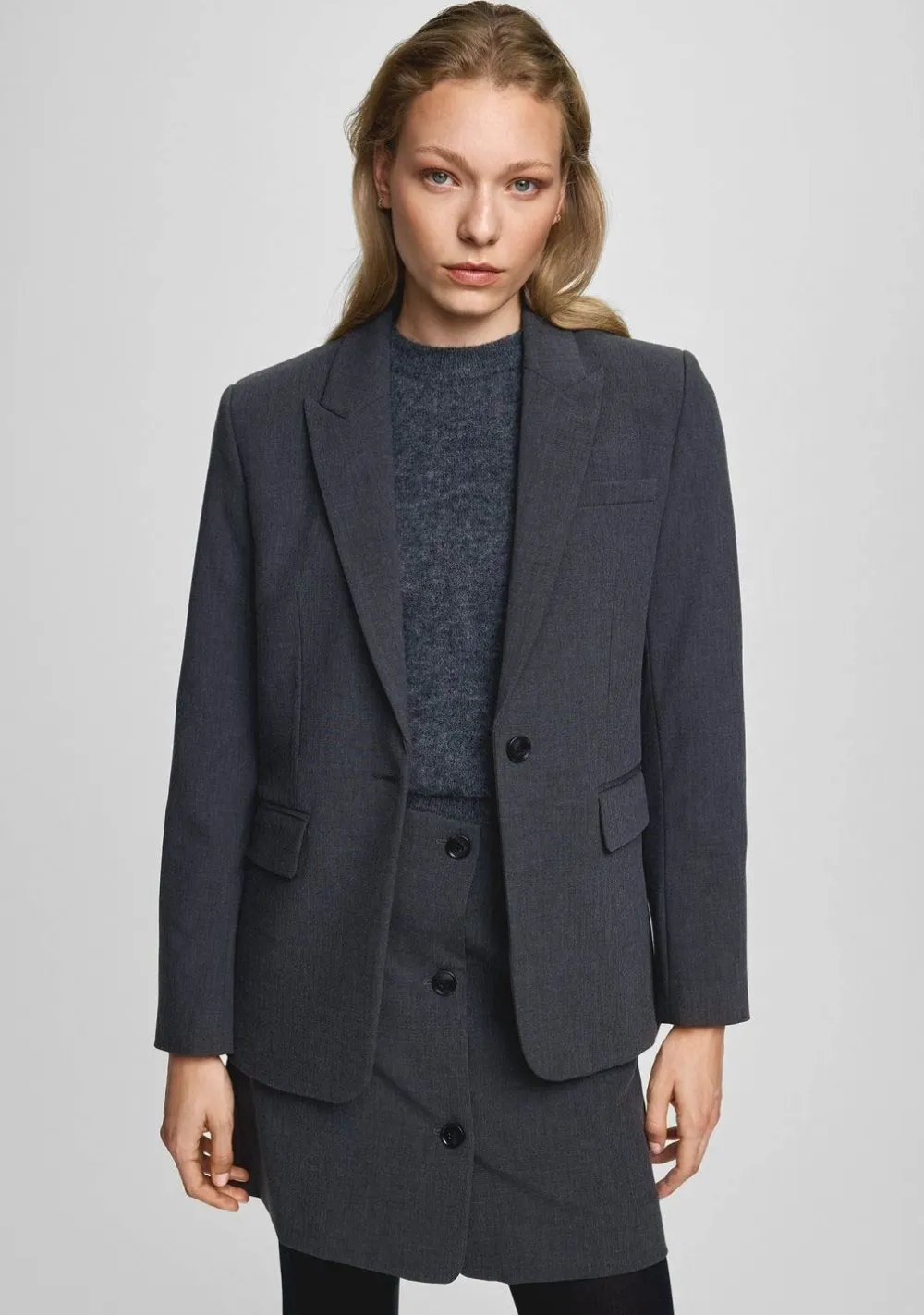 Blazers & Jasjes|Pakken & Co-Ords>MSCH COPENHAGEN BLAZER Grijs