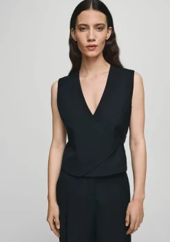 Gilets|Blazers & Jasjes>MSCH COPENHAGEN GILET Zwart