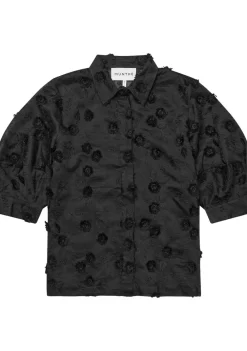 Blouses>MUNTHE BLOUSE Zwart