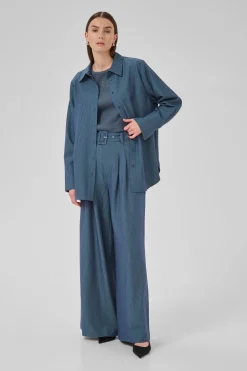 Blouses|Pakken & Co-Ords>MY ESSENTIAL WARDROBE BLOUSE Blauw