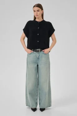 Vesten>MY ESSENTIAL WARDROBE VEST Zwart