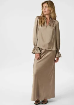 Blouses>NEO NOIR BLOUSE Bruin