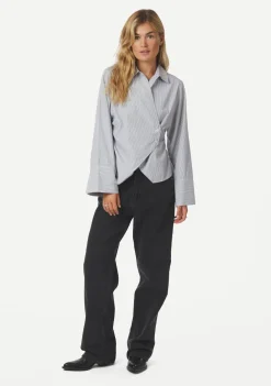 Blouses>NEO NOIR BLOUSE Grijs