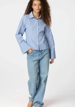 Blouses>NEO NOIR BLOUSE Blauw