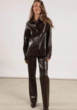 Pakken & Co-Ords|Blouses>NUKUS BLOUSE Bruin