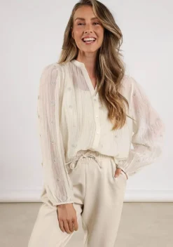 Blouses>NUKUS BLOUSE Off white