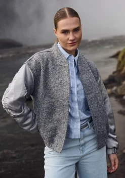 Blazers & Jasjes|Jassen>NUKUS BOMBERJACK Grijs