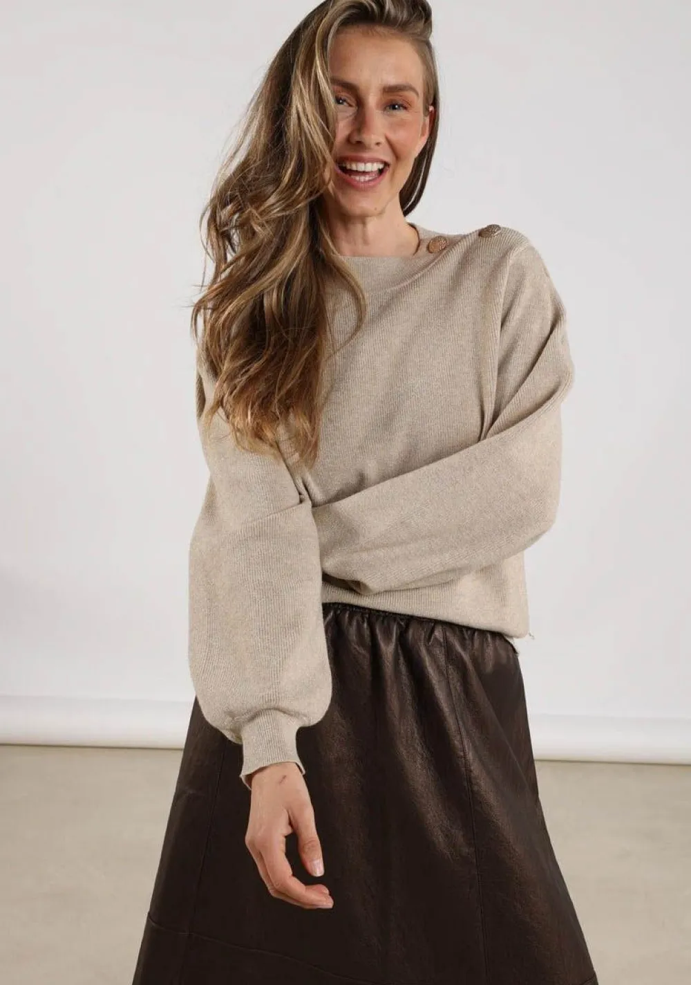 Truien>NUKUS COLTRUI Beige