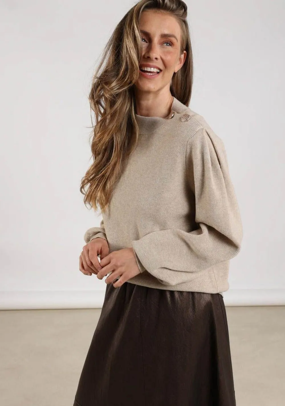 Truien>NUKUS COLTRUI Beige