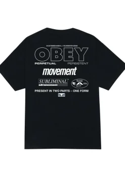 T-Shirts>OBEY TSHIRT Zwart