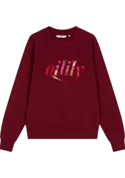 Sweaters|Truien>OILILY SWEATER Rood