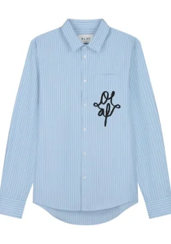 Overhemden>OLAF OVERHEMD Blauw