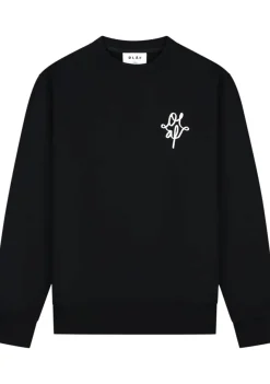 Truien>OLAF SWEATER Zwart