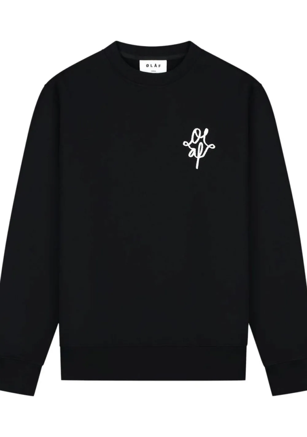 Truien>OLAF SWEATER Zwart