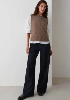 Gilets|Blazers & Jasjes>OPUS GILET Bruin