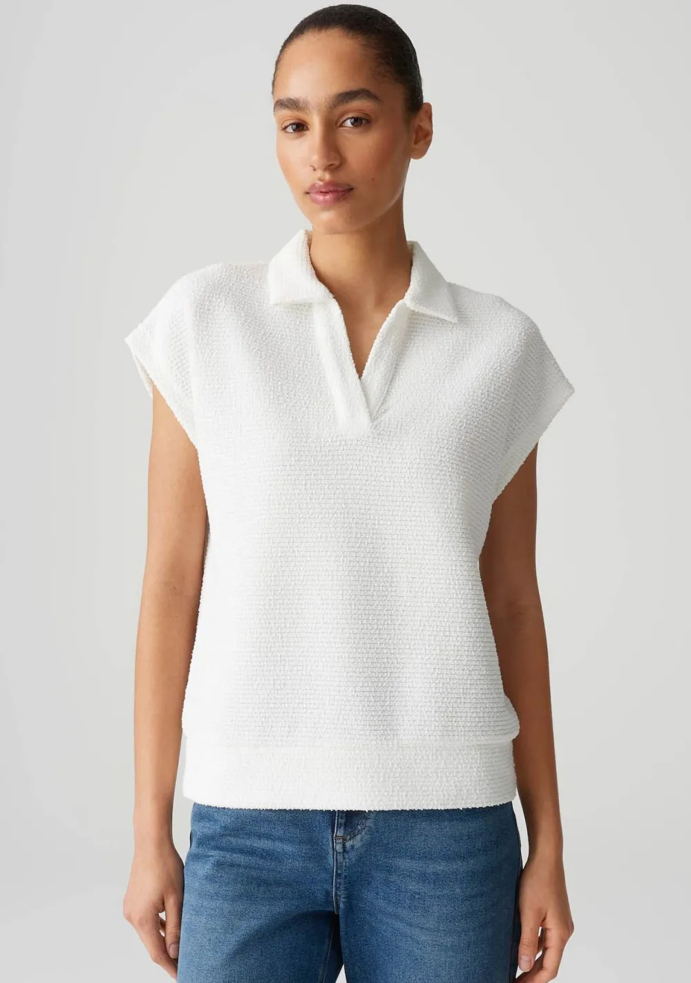 Truien>OPUS TRUI KORTE MOUW Off white