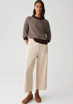 Truien>OPUS TRUI KORTE MOUW Paars